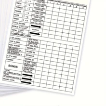 50/100 Würfelspiel Punktekarte, Familienspiel, Brettspiel, geschlechtsneutrales Würfelspiel geeignet für Urlaub, Camping, Reisen, Familientreffen, Party, Geburtstag, Team- und Einzelwertungsspiel, Weihnachts- und Neujahrsspaß, Requisite, perfektes Geschenk für Sportbegeisterte, Partyartikel, Weihnachtsgeschenk, Brettspiel, Partyspiel, Weihnachtsstrumpffüller - Verschiedenfarbig - Übersicht 10
