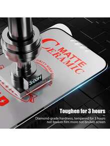 1 pachet, folie de protecție ecran mată cu acoperire completă, duritate 9H, ceramică, mată, compatibilă cu seria 16 Pro Max/16 Plus/15 Pro Max/14/13/12/11, anti-spionaj, anti-reflex și anti-amprentă, ușor de utilizat, instalare ușoară, fără bule - moale ca mătasea, protejează intimitatea, anti-cădere, anti-zgârieturi, atingere delicată, esențială pentru protecția ecranului, aplicabilă zilnic, la birou, acasă, protecție ecran telefon, accesorii telefon, impermeabilă și rezistentă la șocuri.