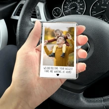 Personalized Car Sun Visor Photo Clip – Custom Photo And Text For Father's Day, Birthday, And Car Decor Gifts For Dad,Gift For Dad From Son Or Daughter Keepsake, Portrait Car Visor Clip, Wedding Gifts, Wedding Accessories,Dad Gifts Custom Photo Car Visor Clip Personalized Father's Day Gift For Him Unique Gift For Dad From Son Or Daughter Sentimental Keepsake