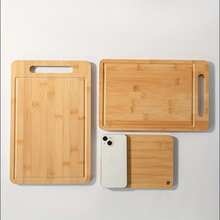 Thick Royal Crafted Bamboo Cutting Board - Kitchen Chopping Block With Juice Groove And Easy Grip Handle - Food Natural Wood - Suitable For Holidays: Halloween, St. Patrick's Day, Christmas, Easter, Thanksgiving - Yellow - View 5