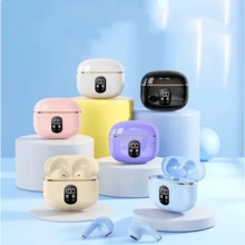 Nuevos audífonos inalámbricos Bluetooth 5.3 TWS X87 originales con pantalla LED, control táctil, reducción de ruido y sonido estéreo - Blanco - Ver 1