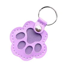 1PC Pet Hair Storage Keychain, Cat And Dog Hair Storage Bag, PU Leather Pet Hair Charm Friends Fascinator Gifts For Women Bear Car Key Pendant Bag Charm Bag Accessories Lanyards With Id Holder Car Accessories Bag Charms