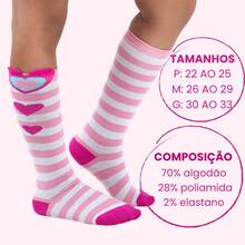 Children's Socks Girls 3/4 Cotton Long Shaft Galochita Colorful Striped Women's Fashion Thick - 1 彩色 - 查看 5