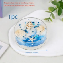 6pcs/Set Shell-Themed Scented Candle Gift Set With Pearl & Glitter Accents - 6 Unique Scents For Romantic Ambiance, Perfect For Valentine's Day & Graduation Gifts Candles With Crystal & Ocean Shell Decor Aromatic Jar Candles Handcrafted - Multicolor - View 18