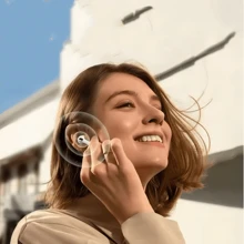 新款皮革纹理TWS入耳式无线蓝牙耳机，超长续航，触控降噪，佩戴舒适。 - 彩色 - 查看 3