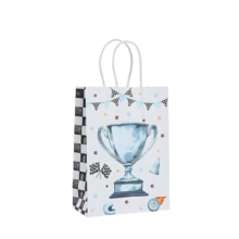 4/12 túi quà tặng theo chủ đề xe đua, nhiều họa tiết xe đua, thích hợp cho tiệc theo chủ đề, tiệc trở lại trường, sinh nhật, mua sắm kinh doanh, bao bì quà tặng tiệc, mùa trở lại trường, áp dụng cho ngày lễ, sự kiện, họp mặt bạn học, tiệc Giáng sinh và Halloween, v.v. - nhiều màu - Xem 4