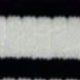 listrada blanca con negro