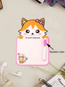儿童卡通可擦写画板，双面书写和绘画，早教教育白板，可重写涂鸦板，学生创意文具，学校用品，返校