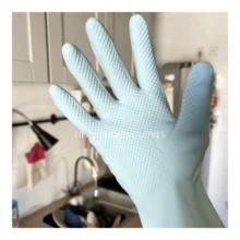 5双耐用家用手套，洗碗手套，防滑加厚清洁手套，家用手套/家用手套和一次性手套/家用清洁防护装备/圣诞节降临节日历