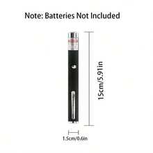 1pc Random Color Multifunctional Portable Laser Pointer - Laser Dot Cat Toy, LED Indicator Light, Interactive Pet Toy (Batteries Not Included) - Multicolor - View 4
