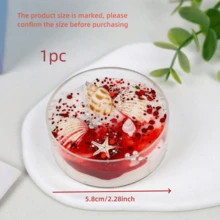 6pcs/Set Shell-Themed Scented Candle Gift Set With Pearl & Glitter Accents - 6 Unique Scents For Romantic Ambiance, Perfect For Valentine's Day & Graduation Gifts Candles With Crystal & Ocean Shell Decor Aromatic Jar Candles Handcrafted - Multicolor - View 16