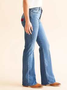 Women's Low Rise Straight Leg Wide Leg Baggy Jeans