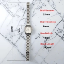 Elegant And Exquisite Women's Square Quartz Watch - Purple - View 4