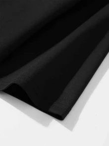 Women's Plus Size Pajamas Bathrobe Sleepwear T-Shirt Dress My Bed Is My Happy Place Printed Fabric Comfortable And Fashionable All Year Round Sexy Summer Home Wear Black Plus Size Dress Wife And Mother Female Clothing - màu đen - Xem 5