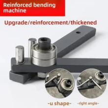 手动钢筋线材弯曲工具 - 便携式钢筋扭转机，适用于建筑工地、DIY 项目和金属加工 | 手持式铁棒弯曲夹，用于钢筋和线材弯曲 手动钢筋线材弯曲机 - 紧凑型钢筋扭转工具，适用于建筑和 DIY - 銀色 - 查看 3