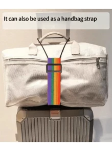 1 件行李带、背包行李带、行李箱捆绑带、弹性行李带、旅行拉杆箱行李带 - 彩色 - 查看 4