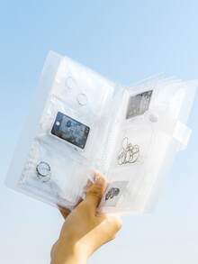 1 Peça Livro de Armazenamento de Joias Transparente e Fosco, Equipado com 30 Sacos de Armazenamento Antioxidantes, Sacos de Armazenamento de Joias, Sacos de Joias, Sacos Transparentes Pequenos de Joias, Lembranças, Bugigangas, Brincos para Organização de Armazenamento de Joias de Mulheres, Essencial de Viagem, Decoração de Outono, Halloween