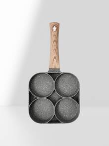 4-Cup Egg Omelette Pan Nonstick Egg Frying Pan, Versatile Breakfast Skillet For Eggs Cooker , Pancakes, Plett, Crepes, Compatible With Gas Stove And Induction Cooktop Cookware - Multicolor - View 4