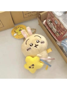 3Pcs-Chi-Ka-Wa Plush Doll Pendant Star Hugging Series Hachiware USAGI Cute Cartoon Keychain Hanging Keychain Plush Doll Accessories - 3 chiếc - Xem 8