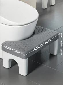 1pc Non-Slip Toilet Stool, Thickened Foot U-Shaped Stool For Comfortable Sitting And Stability, Maternity Foot Step Stool, Potty Stool Bathroom Bathroom Accessories Bathroom Tools - Multicolor - View 4