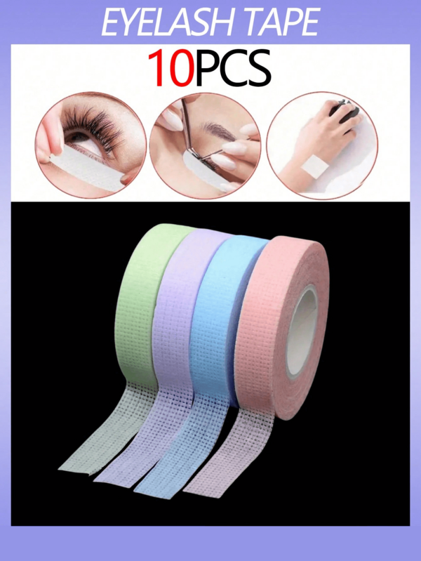 10 件/5 件/2 件眼影胶带，眼部化妆工具，眼影和眼线保护胶带，专业睫毛提升胶带，透气低过敏睫毛隔离贴