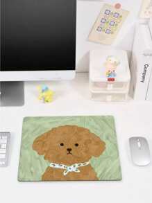 1 件橡胶简约插画狗可爱鼠标垫，防滑鼠标垫，粉色可爱贵宾犬和雪纳瑞小狗鼠标垫，办公桌垫 - 彩色 - 查看 7