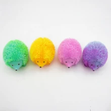 1/4/8个彩色刺猬挤压感官球，逼真毛绒刺猬玩具，减压玩具，可爱刺猬玩具，派对礼物，感官球减压玩具，可装入礼品袋，派对礼物，挤压玩具，减压玩具，生日礼物，礼品袋填充物，皮纳塔填充物，圣诞节，万圣节，情人节，新年，嘉年华礼物，颜色随机 - 彩色 - 查看 7