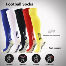 FLSHMCEN 1 双吸湿排汗防滑长款压缩袜，适合足球、篮球、曲棍球等。 - 彩色 - 查看 7