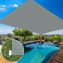 1 pieza Toldo rectangular para sombra - Resistente y de alta calidad con protección UV para patio, jardín, piscina y balcón, disponible en múltiples colores