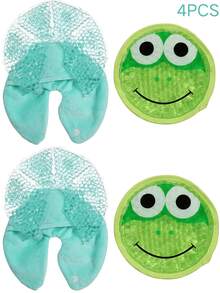 Wkłady chłodzące do piersi z miękkimi osłonkami, wkłady chłodzące z żelowymi kulkami do piersi, wkładki chłodzące/rozgrzewające do piersi, niezbędne akcesoria do karmienia piersią, wielorazowe wkładki chłodzące do karmienia piersią, ciepłe lub zimne, niezbędne akcesoria po porodzie