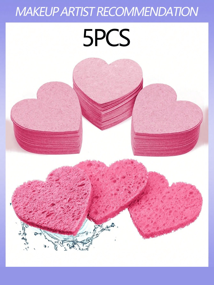 50pcs/5pcs/10pcs/20pcs New Compressed Heart Shaped Face Washing Sponges Makeup Removal Cleansing Pads,Makeup,Cheap,Room Decor,Vanity,Travel,Bedroom,Makeup Accessories,Puff,Makeup Blender,Powder Puff,Makeup Sponge,Cheap,Stocking Stuffers,Makeup,Makeup Tools,Cheap Stuff,Gifts,Gifts For Women,Christmas Gifts - Pink - View 9