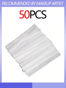 100/50/20/10pcs Makeup Brush Protective Net Covers, Plastic Net Covers, Hair Brush Net Covers, Anti-Shedding Protector, Makeup Brush Collection Nets, Beauty Tools - Multicolor - View 14
