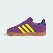 Adidas Gazelle Kids Sneakers, Comfortable Kids Shoe With Gum Bottom, Stylish Easy Lace Up Kids Sneaker For Daily Wear, JP7131 - Tím năng động / Vàng năng lượng mặt trời / Tím đại học - Xem 9