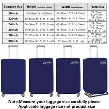 Travel Luggage Cover Inelastic Non-Woven Baggage Cover Suitable For 18-30inch Suitcase Case Dust Cover Initial Letter Pattern Dustproof Protector Covers Scratch-Resistant Durable Luggage Protector Covers Travel Accessories Back To School Essentials
