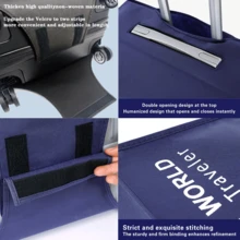 Travel Luggage Cover Inelastic Non-Woven Baggage Cover Suitable For 18-30inch Suitcase Case Dust Cover Initial Letter Pattern Dustproof Protector Covers Scratch-Resistant Durable Luggage Protector Covers Travel Accessories Back To School Essentials