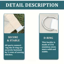 1 pieza Toldo rectangular para sombra - Resistente y de alta calidad con protección UV para patio, jardín, piscina y balcón, disponible en múltiples colores