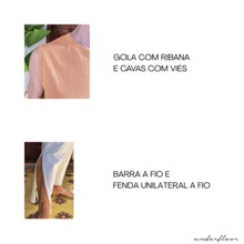 Women's Midi Cotton Dress With Ribbed Collar And One-Sided Slit – Casual Chic Style Comfortable Spring/Summer Simple Side Slit Evening Home Street Night Airport Clothes - 灰色 - 查看 5