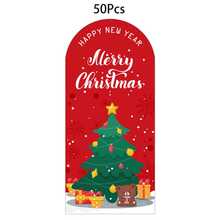 50pcs Christmas Stickers, Small Business Gift Box Packaging Stickers, Decorative Stamps & Labels - Christmas - View 10