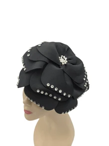 1pc Exaggerated Large Rose Flower Headpiece Fascinator Hat Women Wedding, Tea Party Hair Accessories, Kentucky Derby Bridal Hair Accessories, Luxury Headpieces Yellow Headband Halloween Rave Hair Accessories, Gifts