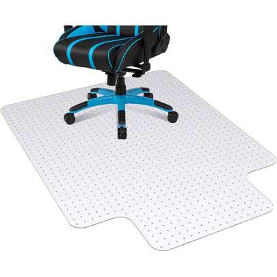 CuisinSmart Alfombrilla para silla de oficina sobre alfombra - Alfombrilla de escritorio de plástico resistente de 36"X48" para proteger el piso de sillas de oficina con ruedas, antideslizante, gruesa para colocar debajo del escritorio