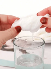 100/50/30/15 bucăți hârtie de curățare portabilă pentru măști faciale comprimate - foi de curățare comprimate nețesute, de calitate salon de înfrumusețare - alb - Vizualizare 6