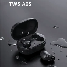 全新 A6S 无线蓝牙耳机带麦克风运动耳塞式耳机防噪音耳塞迷你耳机免提 - 彩色 - 查看 1