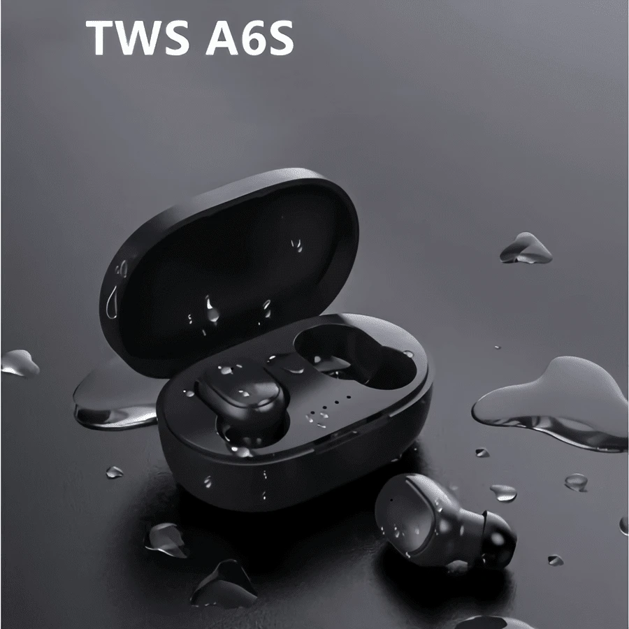 全新 A6S 无线蓝牙耳机带麦克风运动耳塞式耳机防噪音耳塞迷你耳机免提 - 彩色 - 查看 1