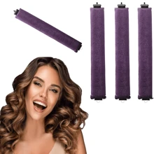 6/4/3pcs Hair Styling Tool Set, Heatless Curlers, Convenient Hair Roller Curling Tool, Elastic Hair Curler, Sleep Hair Styling Tool, Ladies Foam Curlers,Back To School,Travel Holiday Essentials,Hair Accessories For Women