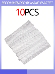 100/50/20/10pcs Makeup Brush Protective Net Covers, Plastic Net Covers, Hair Brush Net Covers, Anti-Shedding Protector, Makeup Brush Collection Nets, Beauty Tools - Multicolor - View 9