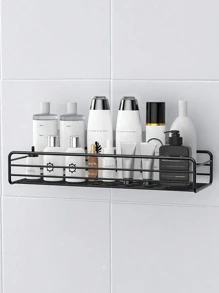 رف حمام، رف حمام قابل للتعليق، رف تخزين مثلث بدون ثقب للحمام والمطبخ، رف تخزين حمام بدون ثقب قطعة واحدة