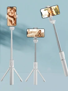 Trépied Perche à Selfie de 170 cm/67 pouces, avec éclairage d'appoint, trépied en aluminium extensible avec télécommande Bluetooth, compatible avec les smartphones et Android, parfait pour les voyages, le vlog, la vidéo et la photo - avec éclairage d'appoint compatible avec les et les smartphones Android pour les vacances d'été, les voyages, l'éclairage d'appoint, les activités de plein air, le support de diffusion en direct