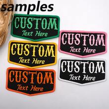 Customize A Fishing Logo With A Badge Costume Cap Decoration,Can Sew On Or Hook And Loop Backing - Multicolor - View 2