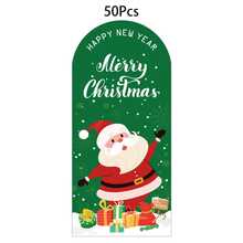 50pcs Christmas Stickers, Small Business Gift Box Packaging Stickers, Decorative Stamps & Labels - Christmas - View 11
