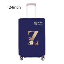 Travel Luggage Cover Inelastic Non-Woven Baggage Cover Suitable For 18-30inch Suitcase Case Dust Cover Initial Letter Pattern Dustproof Protector Covers Scratch-Resistant Durable Luggage Protector Covers Travel Accessories Back To School Essentials